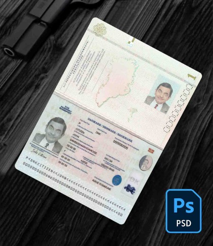 Denmark passport 2022-present PSD
